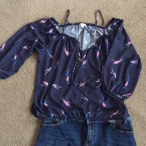 New York and Company peasant top